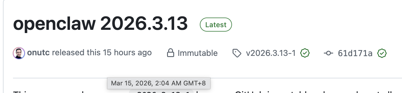 OpenClaw3.13