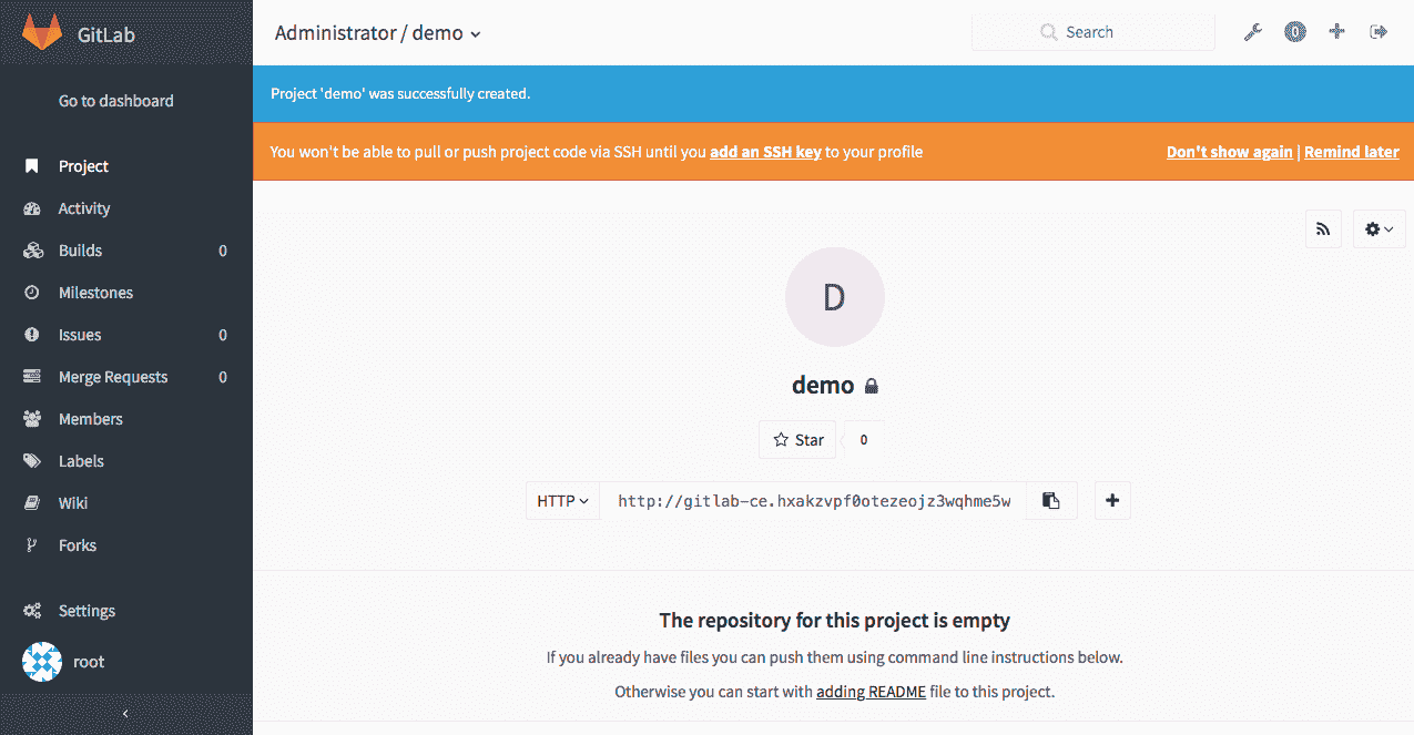 GitLab - Empty Project