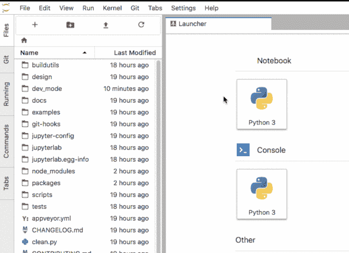 Jupyter's Git Extension