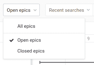 epics state dropdown