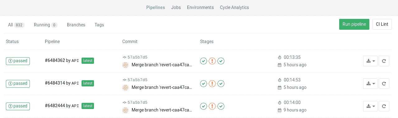 Marked rebuilds as on jobs page