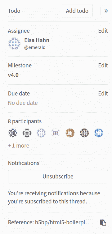 Adding a To Do from the issuable sidebar