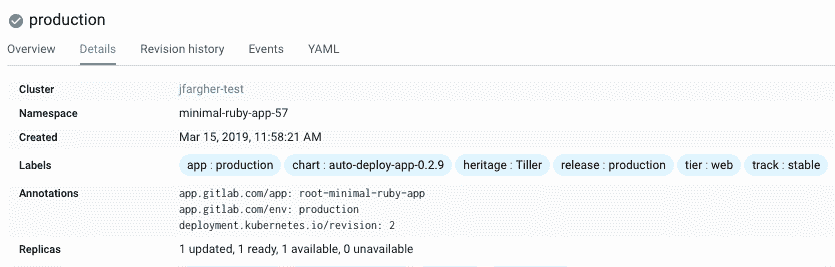 Deploy Boards Kubernetes Label