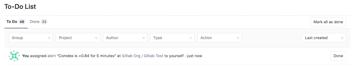 Alert Management Details View Assignee(s)