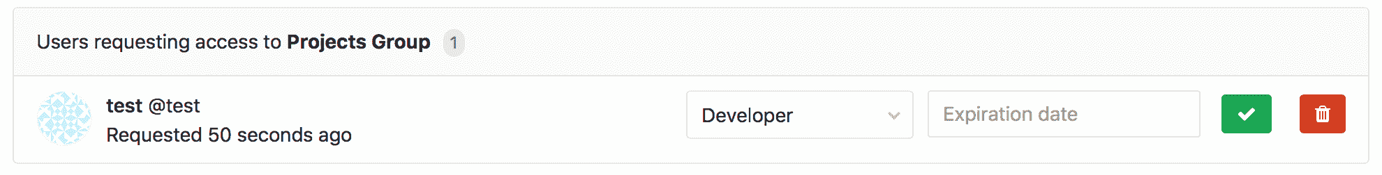 Manage access requests