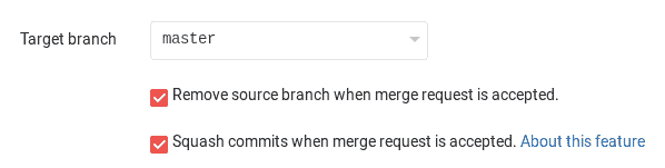 Squash commits checkbox on edit form