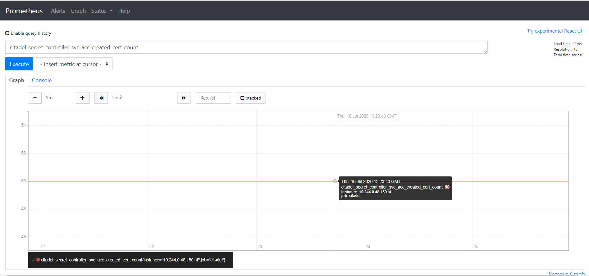 Prometheus 区间数据查询示例